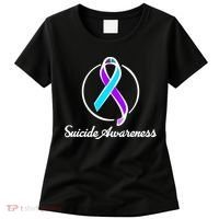Suicide Prevention Awareness Ribbon Women's T-Shirt thumb 0