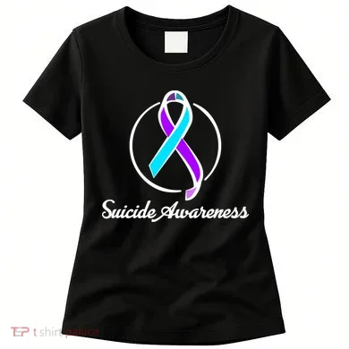 Suicide Prevention Awareness Ribbon Women's T-Shirt