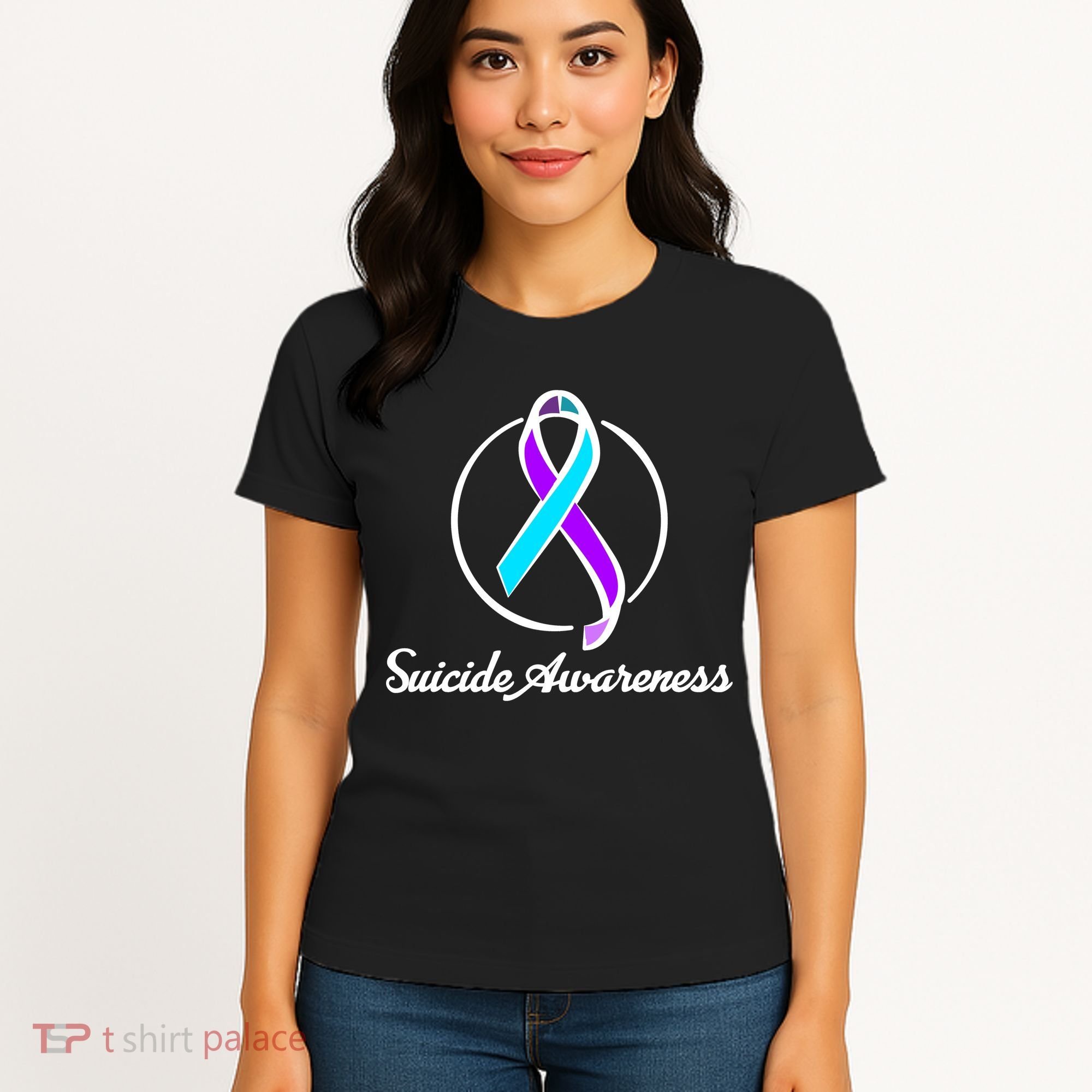 Suicide Prevention Awareness Ribbon Women's T-Shirt