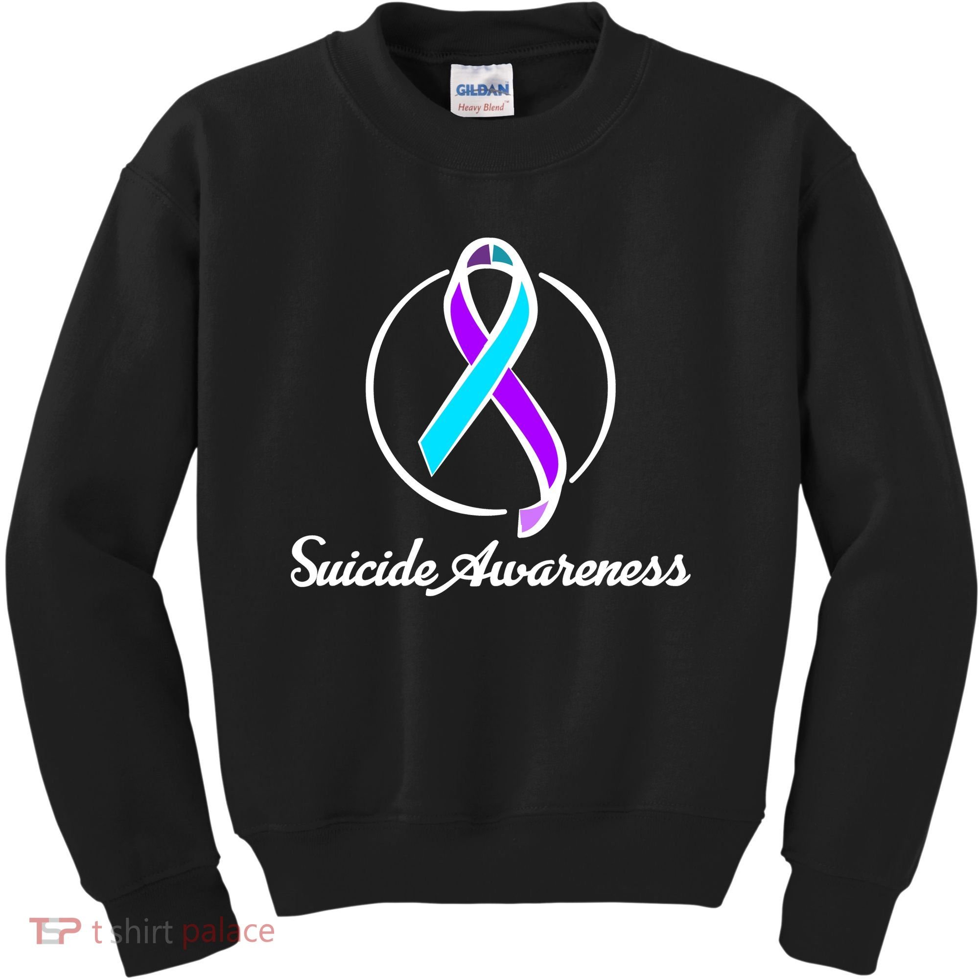 Suicide Prevention Awareness Ribbon Kids Sweatshirt