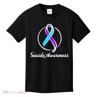 Suicide Prevention Awareness Ribbon Kids T-Shirt