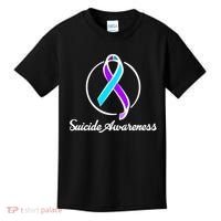 Suicide Prevention Awareness Ribbon Kids T-Shirt thumb 0