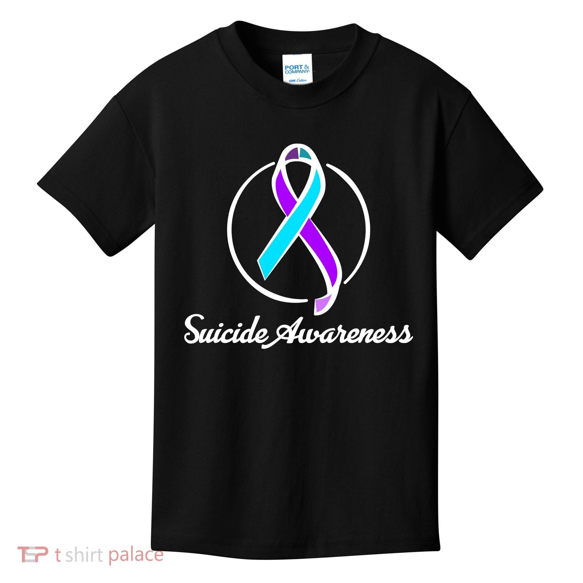 Suicide Prevention Awareness Ribbon Kids T-Shirt