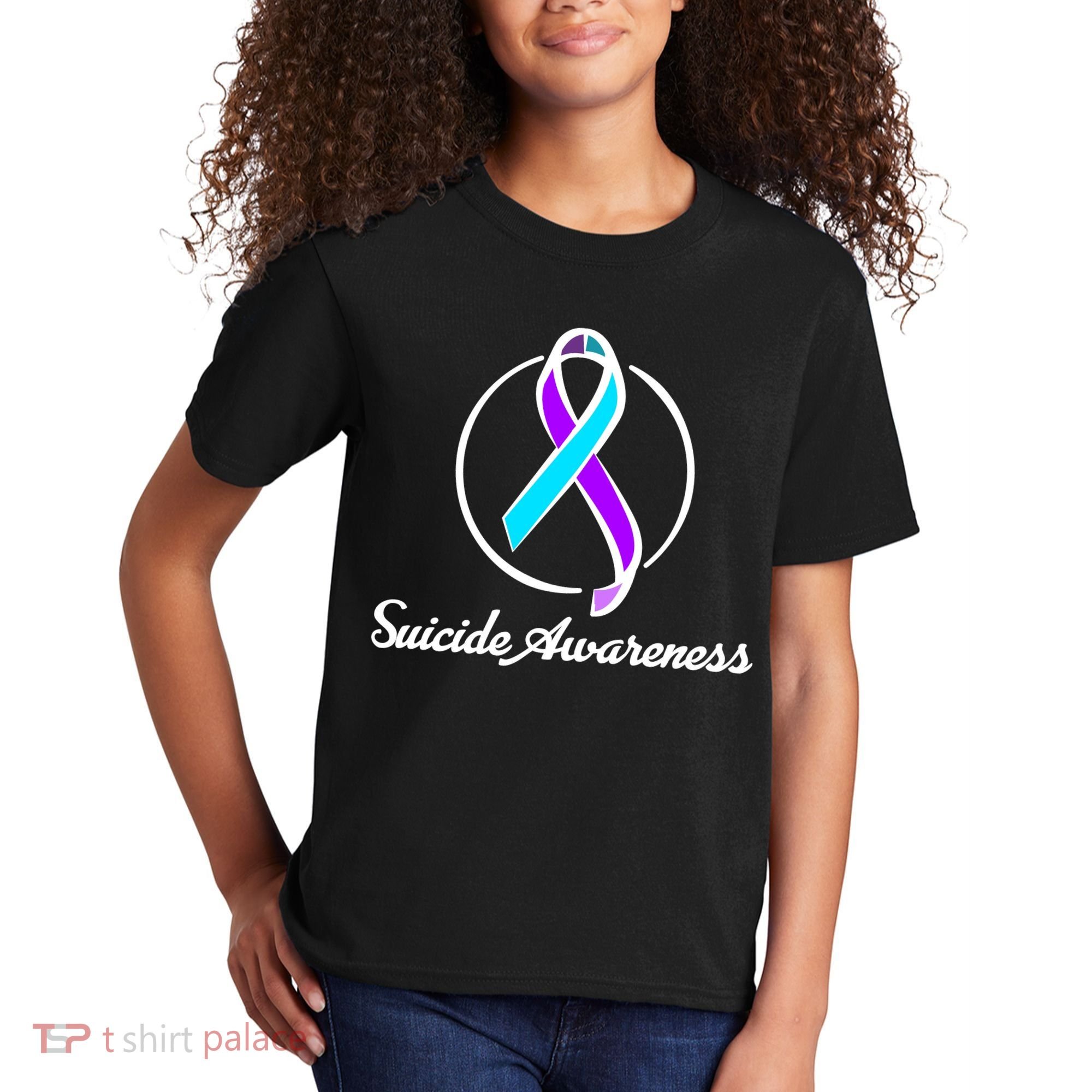 Suicide Prevention Awareness Ribbon Kids T-Shirt