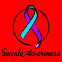 Suicide Prevention Awareness Ribbon Santa Hat thumb 1