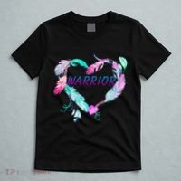 Suicide Prevention Warrior Feather Heart Support T-Shirt thumb 5