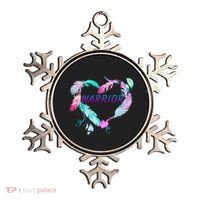 Suicide Prevention Warrior Feather Heart Support Ornament thumb 0