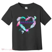 Suicide Prevention Warrior Feather Heart Support Toddler T-Shirt thumb 0