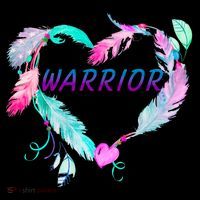 Suicide Prevention Warrior Feather Heart Support Kids Long Sleeve Shirt thumb 2
