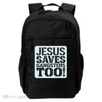 Squabble Up Jesus Saves Gangsters Too! Backpack thumb 0