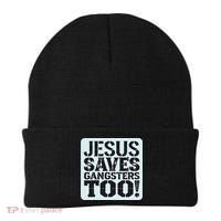 Squabble Up Jesus Saves Gangsters Too! Beanie thumb 0