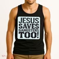 Squabble Up Jesus Saves Gangsters Too! Tank Top thumb 3