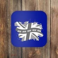 Sister Union Jack And Family Matching Clothes Cool Sis Meaningful Gift Coaster thumb 0