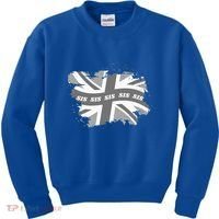 Sister Union Jack And Family Matching Clothes Cool Sis Meaningful Gift Kids Sweatshirt thumb 0
