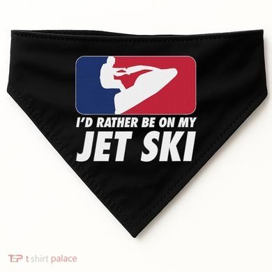 Stand Up Jet Ski; ID Rather Be On My Jet Ski USA-Made Doggie Bandana