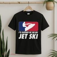 Stand Up Jet Ski; ID Rather Be On My Jet Ski T-Shirt thumb 2
