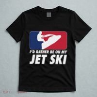 Stand Up Jet Ski; ID Rather Be On My Jet Ski T-Shirt thumb 5