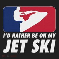 Stand Up Jet Ski; ID Rather Be On My Jet Ski Beanie thumb 2