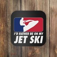 Stand Up Jet Ski; ID Rather Be On My Jet Ski Coaster thumb 0
