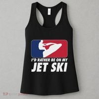 Stand Up Jet Ski; ID Rather Be On My Jet Ski Women's Tank Top thumb 3