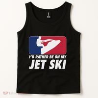 Stand Up Jet Ski; ID Rather Be On My Jet Ski Tank Top thumb 2