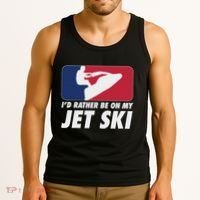 Stand Up Jet Ski; ID Rather Be On My Jet Ski Tank Top thumb 3