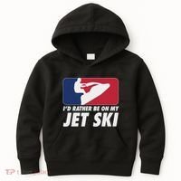 Stand Up Jet Ski; ID Rather Be On My Jet Ski Kids Hoodie thumb 0