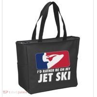 Stand Up Jet Ski; ID Rather Be On My Jet Ski Tote Bag thumb 2