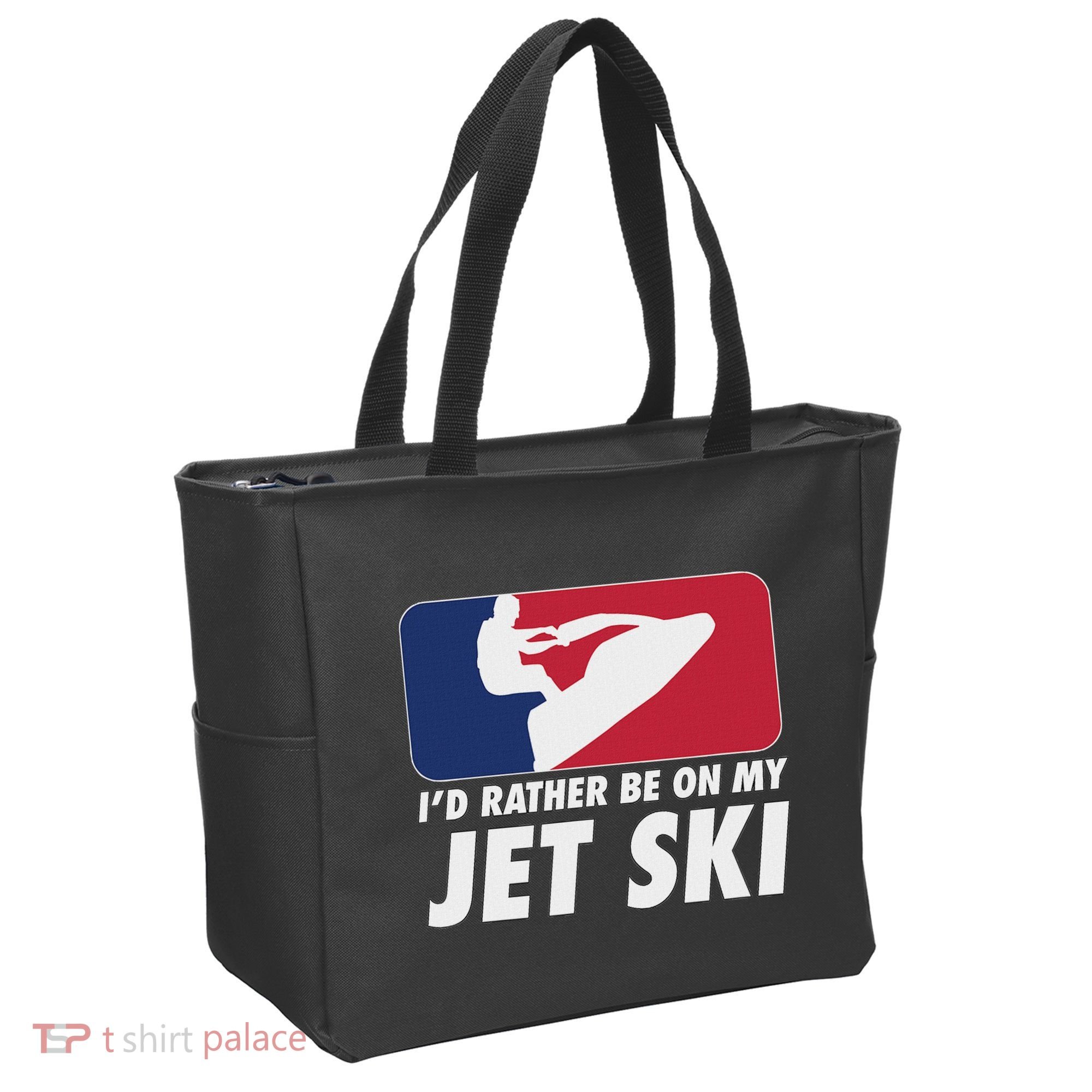 Stand Up Jet Ski; ID Rather Be On My Jet Ski Tote Bag