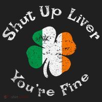 Shut Up Liver Youre Fine Funny St Patricks Day Hat thumb 2