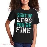 Shut Up Legs YouRe Fine Funny Workout Kids T-Shirt thumb 2