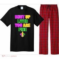 Shut Up Liver You Are Fine Mardi Gras Spade Pajama Set thumb 0