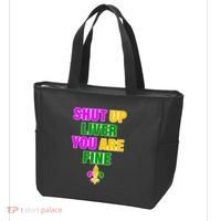 Shut Up Liver You Are Fine Mardi Gras Spade Tote Bag thumb 3