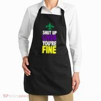Mardi Gras Shut Up Liver YouRe Fine Apron thumb 2