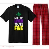 Mardi Gras Shut Up Liver YouRe Fine Pajama Set thumb 0