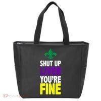 Mardi Gras Shut Up Liver YouRe Fine Tote Bag thumb 0