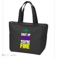 Mardi Gras Shut Up Liver YouRe Fine Tote Bag thumb 3