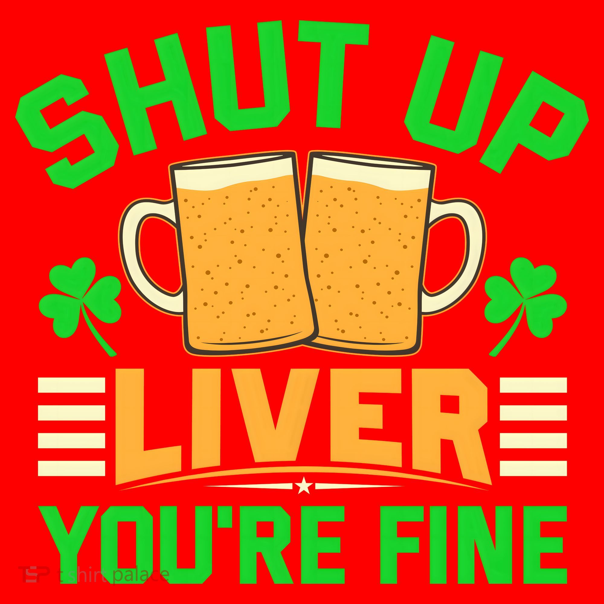 Shut Up Liver You're Fine Santa Hat