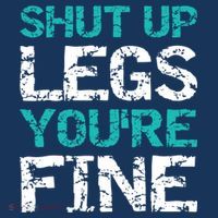 Shut Up Legs You're Fine Funny Workout Quote Running Golf Towel thumb 3