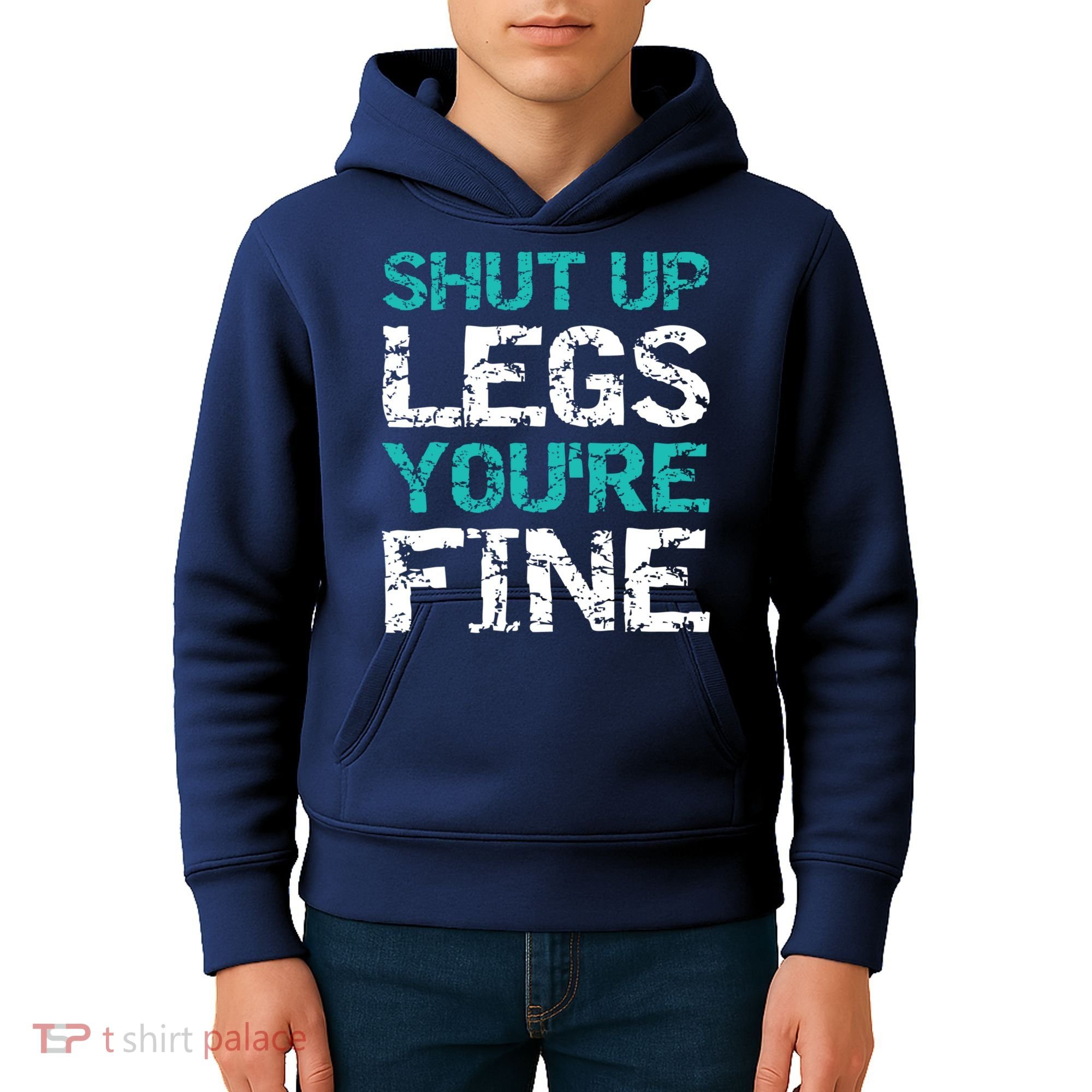 Shut Up Legs You're Fine Funny Workout Quote Running Kids Hoodie