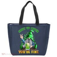 Shut Up Liver You're Fine Gnomes Drinking St Patrick's Day Tote Bag thumb 0