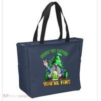 Shut Up Liver You're Fine Gnomes Drinking St Patrick's Day Tote Bag thumb 2