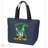 Shut Up Liver You're Fine Gnomes Drinking St Patrick's Day Tote Bag thumb 3