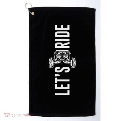 Sxs Utv Let's Ride X3 Golf Towel