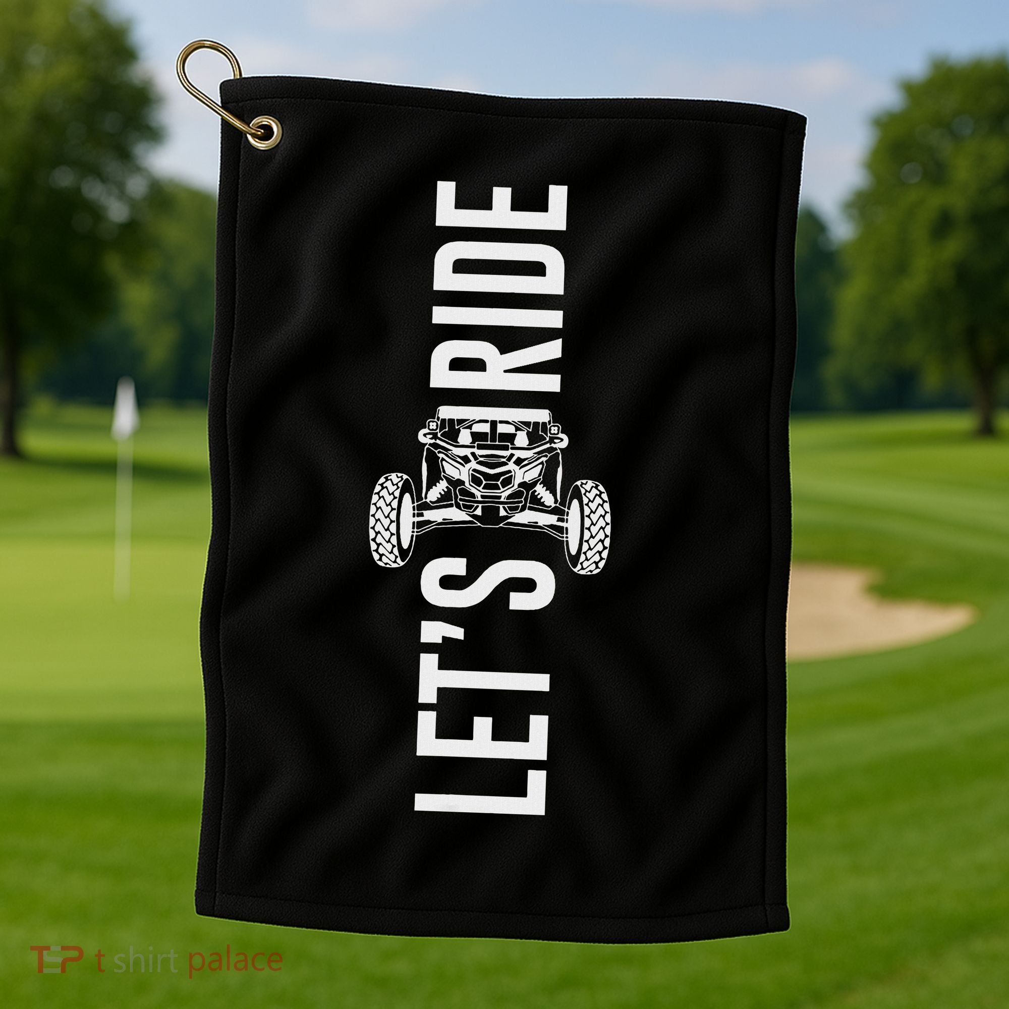 Sxs Utv Let's Ride X3 Golf Towel