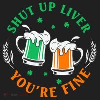 Shut Up Liver You're Fine Shirt Beanie thumb 2