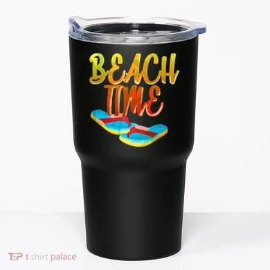 Summer Beach Time Tumbler