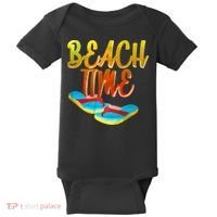 Summer Beach Time Baby Bodysuit thumb 0