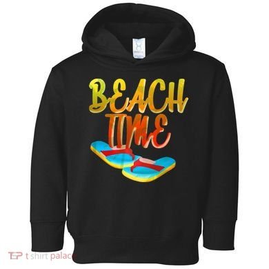 Summer Beach Time Toddler Hoodie