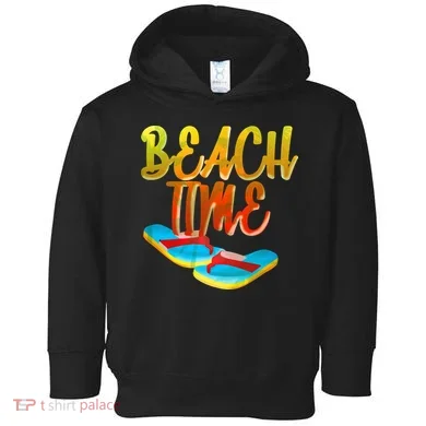 Summer Beach Time Toddler Hoodie
